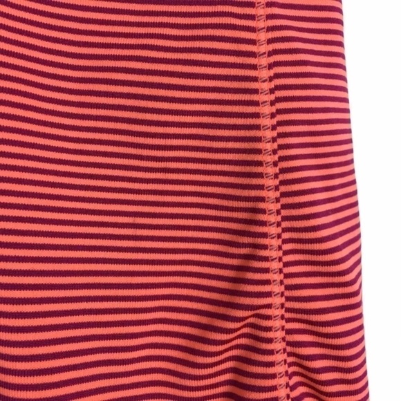 NIKE Top Racerback Sports Bra Stripe Mesh Keyhole Athletic Sportswear Size Large - Picture 10 of 14